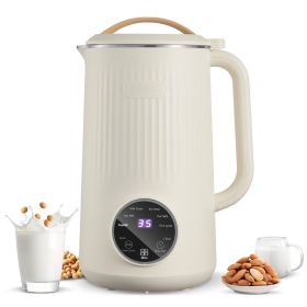 8-in-1 Nut Milk Maker, 34 oz Soy Milk Maker with 180W Blending, for Homemade Oat, Nut, Soy, Juice, Milkshake, Rice Cereal