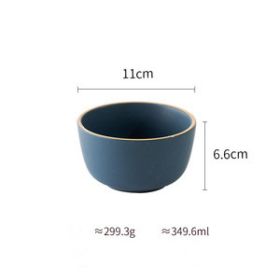 Pure Color Matte Ceramic Plate (Option: 20Style)