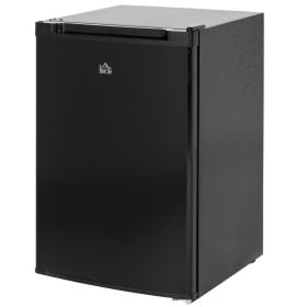 Upright Freezer, 3 Cu Ft Small Freezer with Reversible Single Door, Adjustable Thermostat for Home, Apartment, Black (Option: Black-580x590x910 mm)